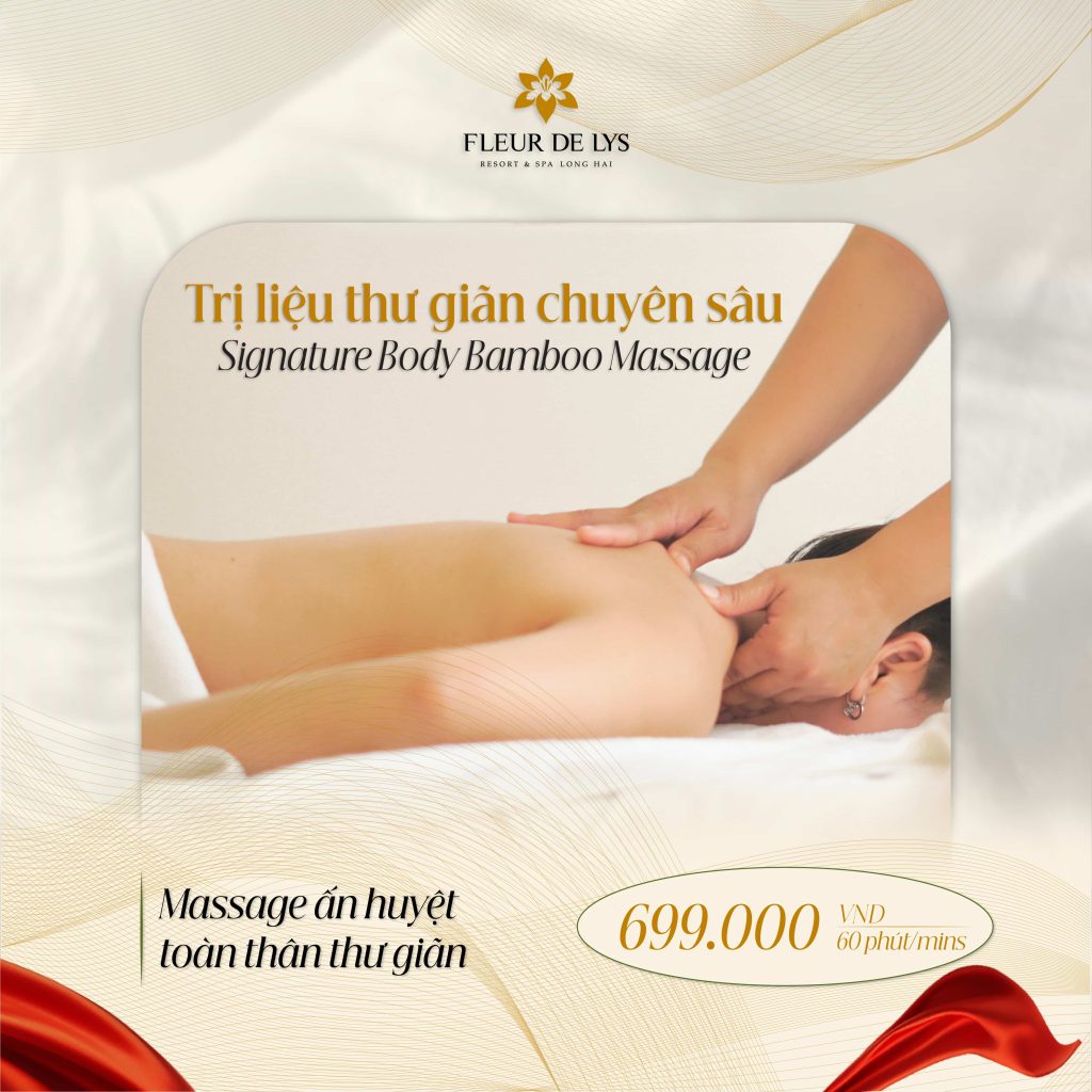 Massage trị liệu thư giãn sâu, tái tạo năng lượng